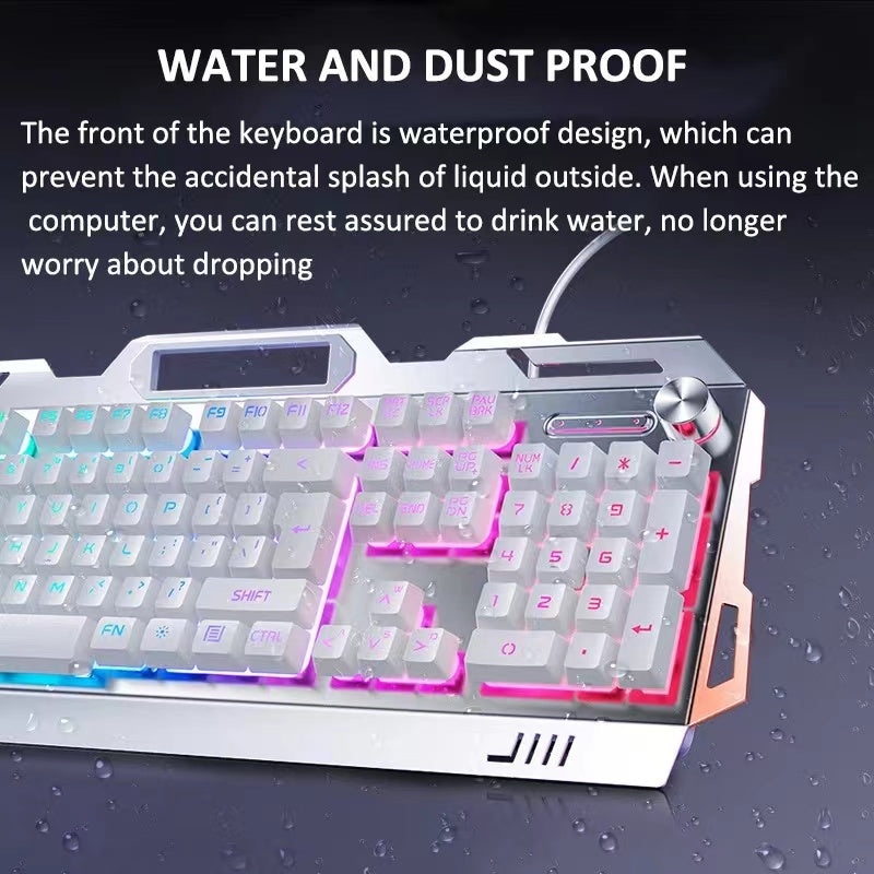 YD V2 RGB Wired Gaming keyboard with mouse and headset