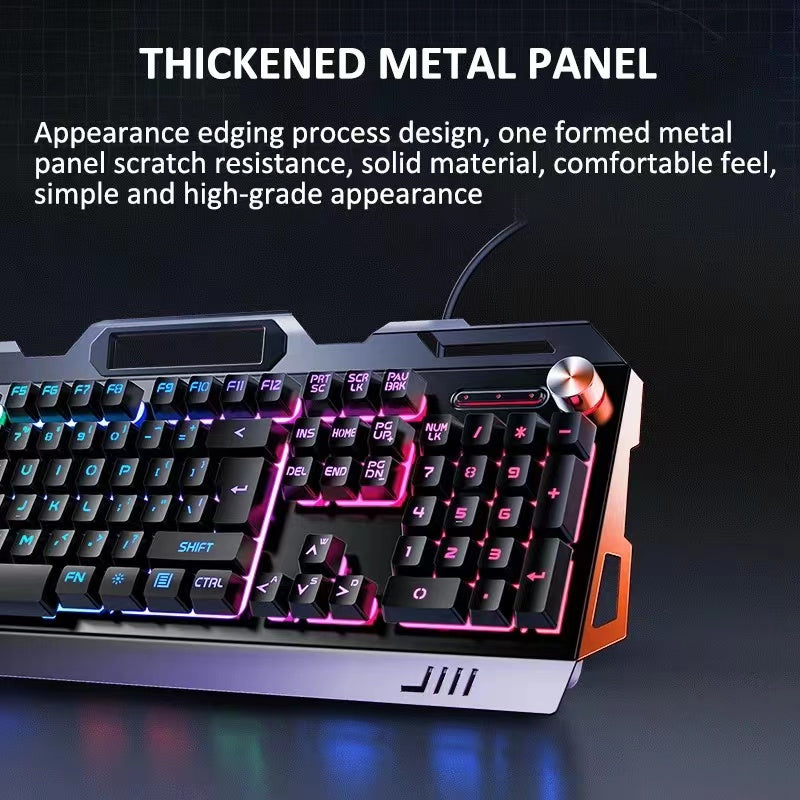 YD V2 RGB Wired Gaming keyboard with mouse and headset